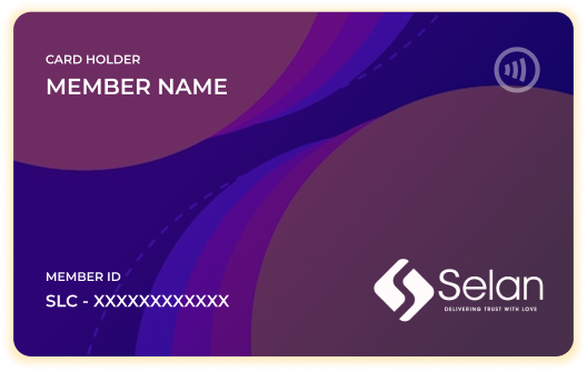 SELAN Cargo loyalty membership card